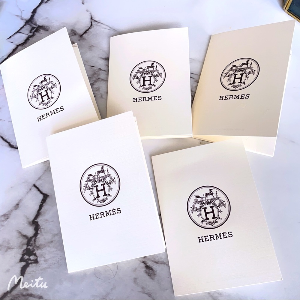 5 Authentic Hermes Receipt Holders